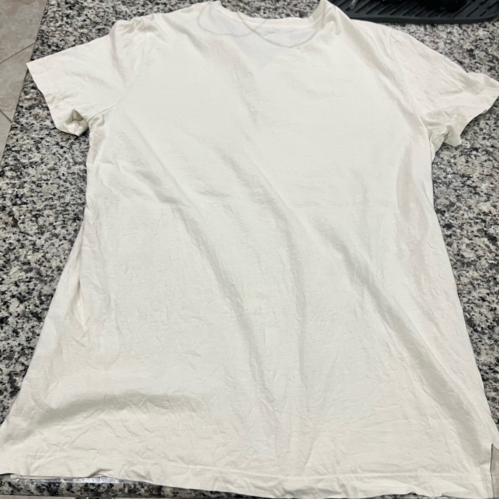 Women’s Cream PINK T-Shirt - Picture 2 of 4